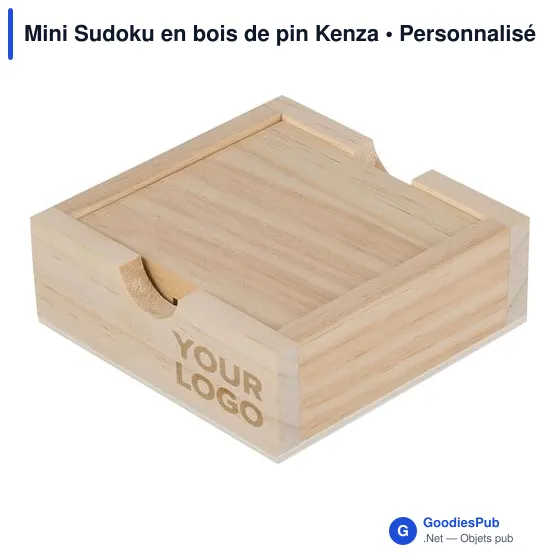 Mini Sudoku en bois de pin Kenza - Image 3