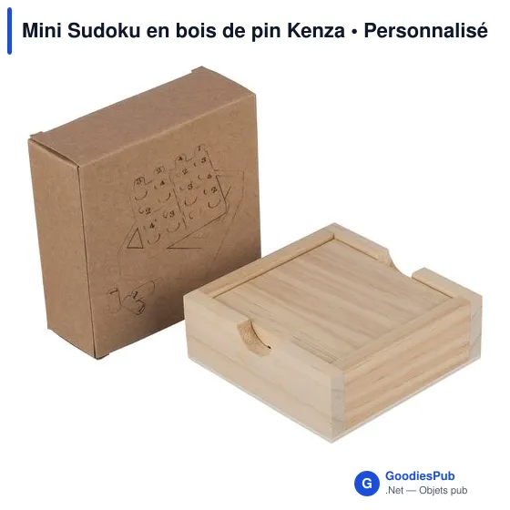 Mini Sudoku en bois de pin Kenza - Image 7