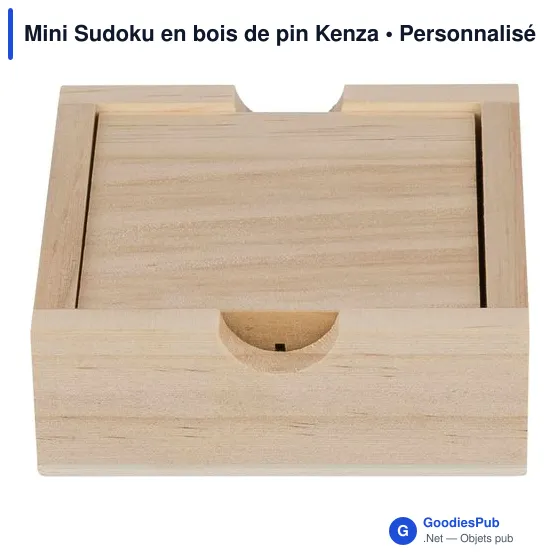 Mini Sudoku en bois de pin Kenza - Image 8