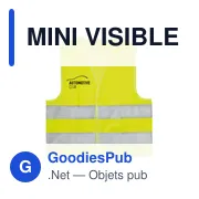 MINI VISIBLE Veste enfant haute visibilité - Miniature 2