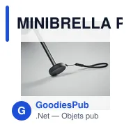 MINIBRELLA Parapluie pliant ultra léger - Miniature 4