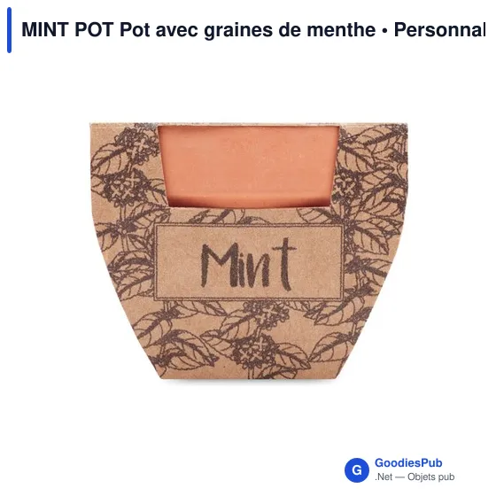 MINT POT Pot avec graines de menthe - Image 2