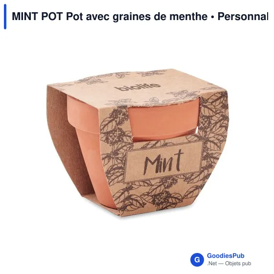 MINT POT Pot avec graines de menthe - Image 4