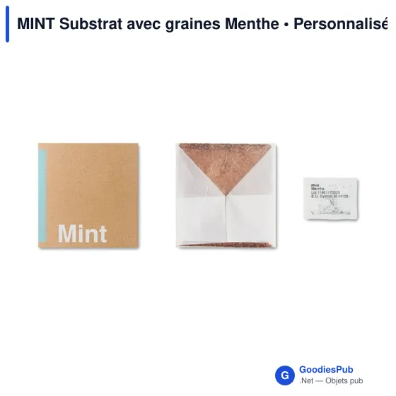 MINT Substrat avec graines Menthe - Image 3