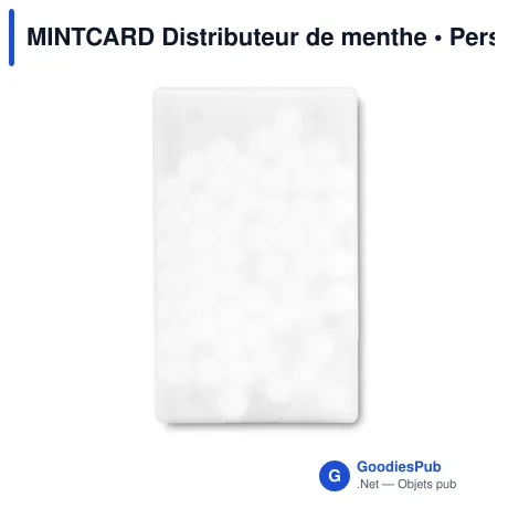 MINTCARD Distributeur de menthe