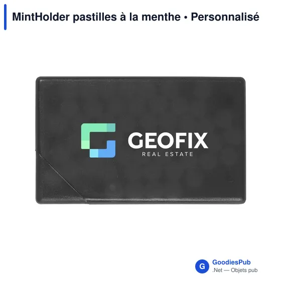 Boîte distributrice personnalisable de pastilles à la menthe - MintHolderavec logo - Image 11