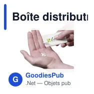 Boîte distributrice personnalisable de pastilles à la menthe - MintHolderavec logo - Miniature 3