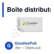 Boîte distributrice personnalisable de pastilles à la menthe - MintHolderavec logo - Miniature 4
