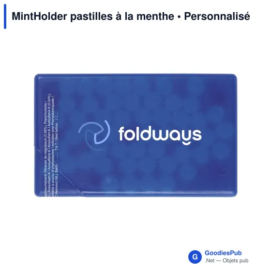 Boîte distributrice personnalisable de pastilles à la menthe - MintHolderavec logo - Image 8