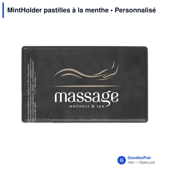 Boîte distributrice personnalisable de pastilles à la menthe - MintHolderavec logo - Image 10