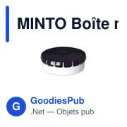 MINTO Boîte menthes sans sucre - Miniature 1