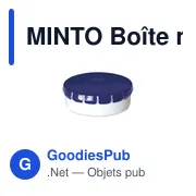 MINTO Boîte menthes sans sucre - Miniature 2