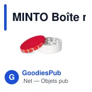 MINTO Boîte menthes sans sucre - Miniature 4