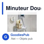 Minuteur de douche personnalisable avec logo - Sablier 5 min - Miniature 2