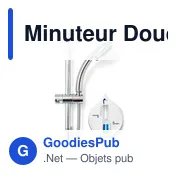 Minuteur de douche personnalisable avec logo - Sablier 5 min - Miniature 4