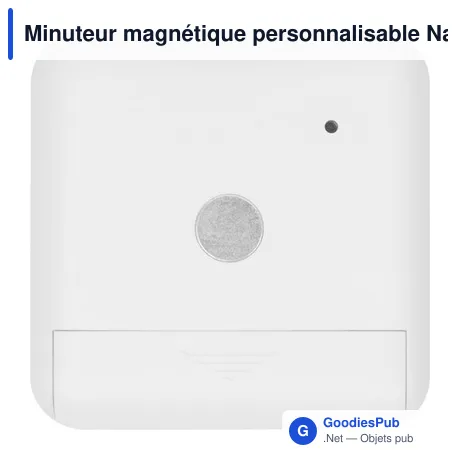 Minuteur magnétique personnalisable Nalani avec logo