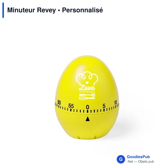 Minuteur Revey personnalisable avec logo pour objets publicitaires - Image 2