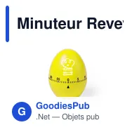 Minuteur Revey personnalisable avec logo pour objets publicitaires - Miniature 4