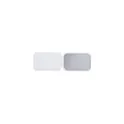 Variante blanc - Miroir de poche personnalisable Dafmen avec logo
