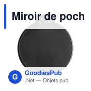Miroir de poche Joyce - Miniature 1