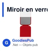 Miroir en verre Mio - Miniature 16