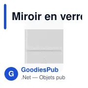 Miroir en verre Mio - Miniature 19