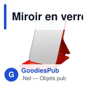 Miroir en verre Mio - Miniature 20