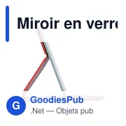 Miroir en verre Mio - Miniature 24