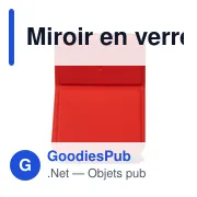 Miroir en verre Mio - Miniature 27