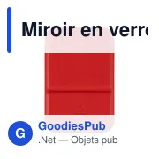Miroir en verre Mio - Miniature 10