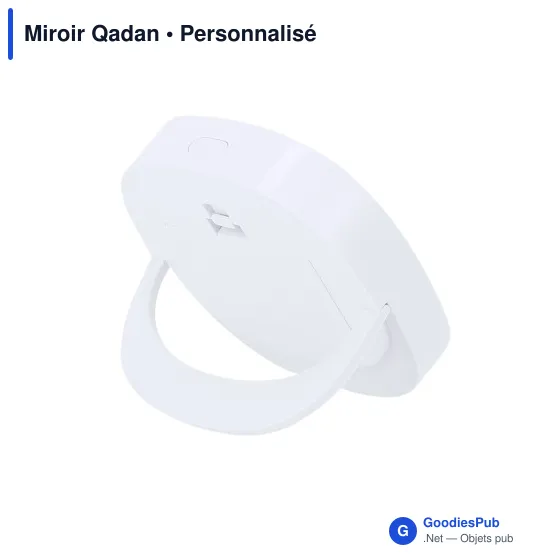 Miroir de poche personnalisable Qadan avec logo - Image 3