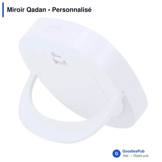 Miroir de poche personnalisable Qadan avec logo - Image 4