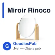 Miroir Rinoco - Miniature 1