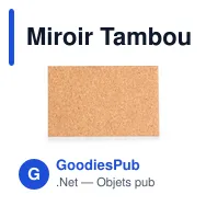 Miroir Tambour - Miniature 3