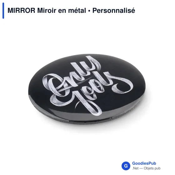 MIRROR Pins en métal avec miroir - Image 3