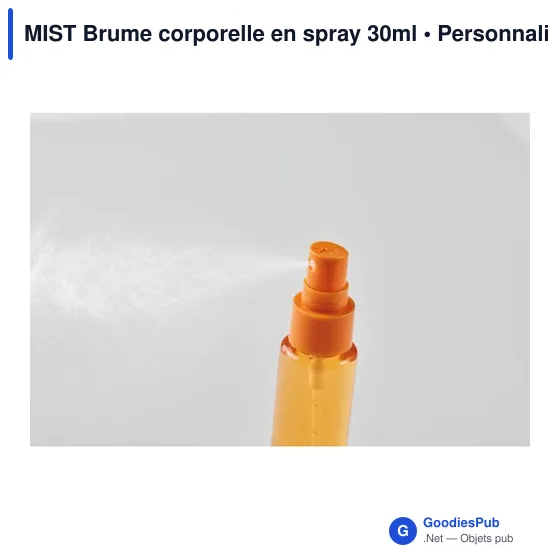Brume corporelle personnalisable 30ml avec logo - MIST - Image 6