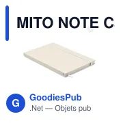 MITO NOTE Carnet A5 en carton recyclé - Miniature 1