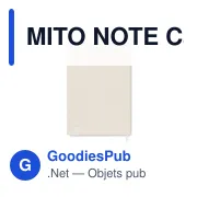 MITO NOTE Carnet A5 en carton recyclé - Miniature 2