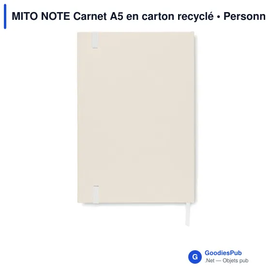 MITO NOTE Carnet A5 en carton recyclé - Image 2