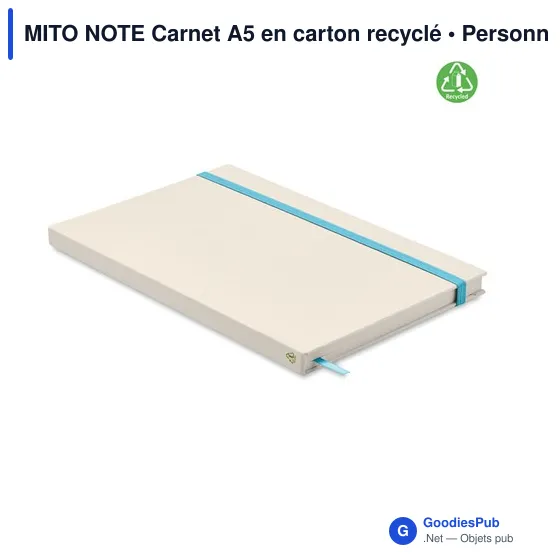 MITO NOTE Carnet A5 en carton recyclé - Image 11
