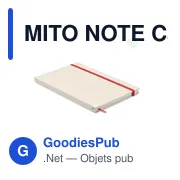 MITO NOTE Carnet A5 en carton recyclé - Miniature 4