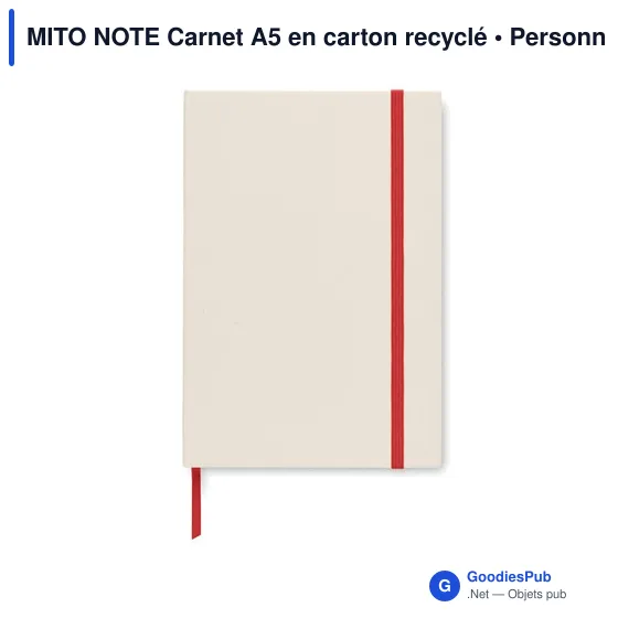MITO NOTE Carnet A5 en carton recyclé - Image 6