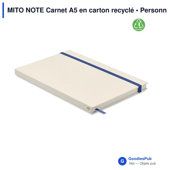 MITO NOTE Carnet A5 en carton recyclé - Image 7