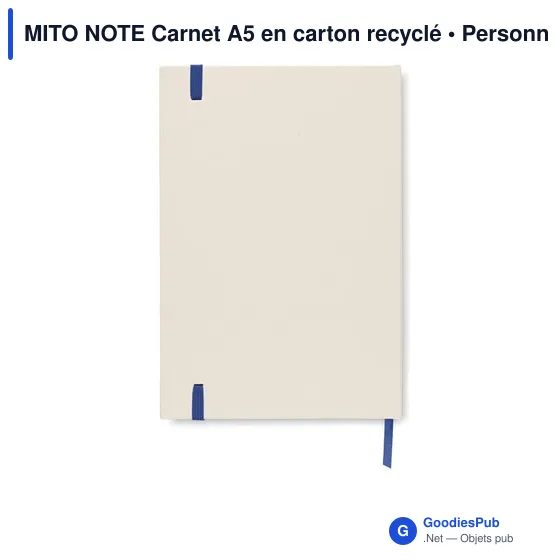 MITO NOTE Carnet A5 en carton recyclé - Image 8