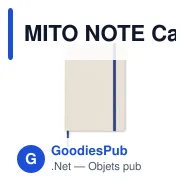 MITO NOTE Carnet A5 en carton recyclé - Miniature 9
