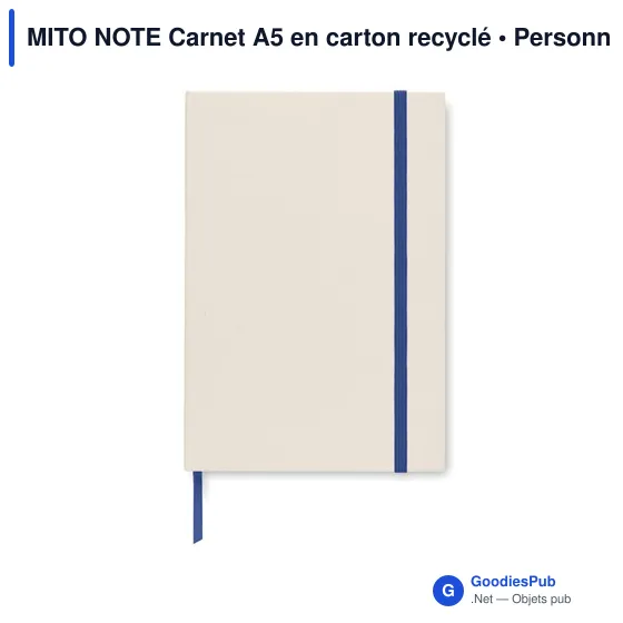 MITO NOTE Carnet A5 en carton recyclé - Image 9