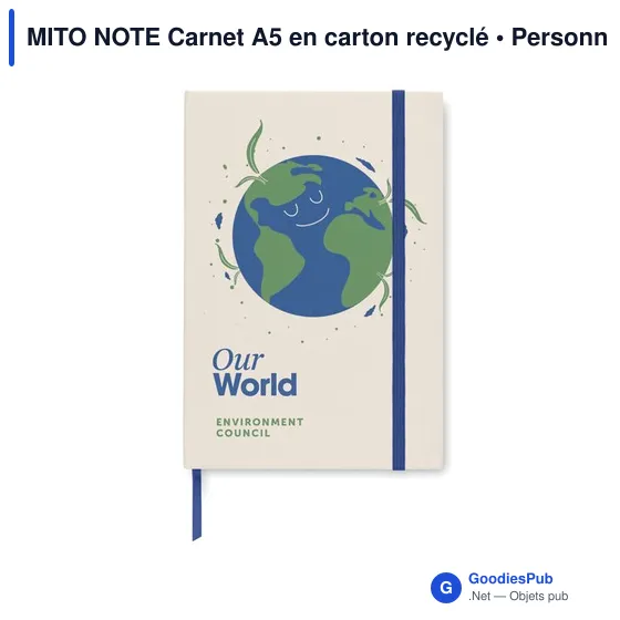 MITO NOTE Carnet A5 en carton recyclé - Image 10