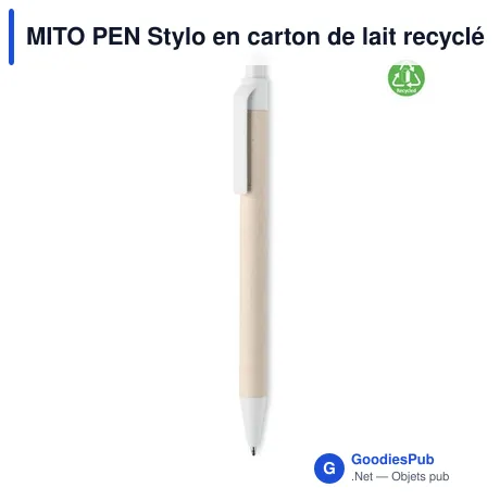 MITO PEN Stylo en carton de lait recyclé