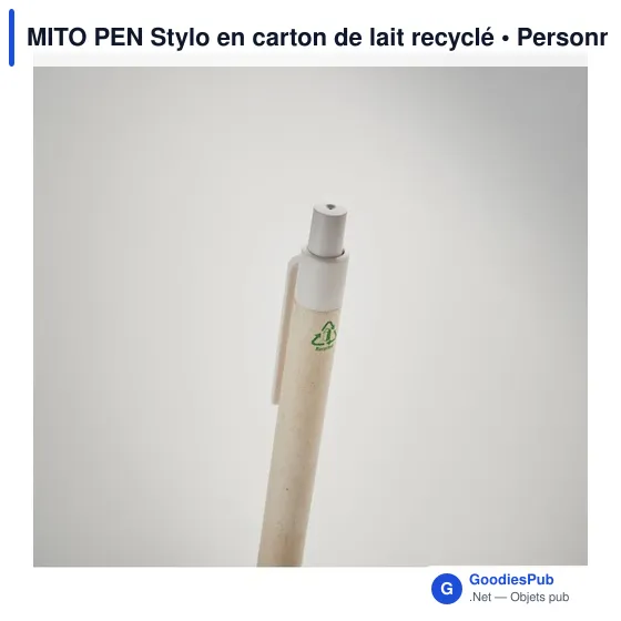 MITO PEN Stylo en carton de lait recyclé - Image 4