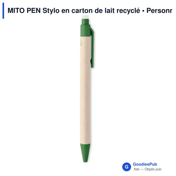MITO PEN Stylo en carton de lait recyclé - Image 7